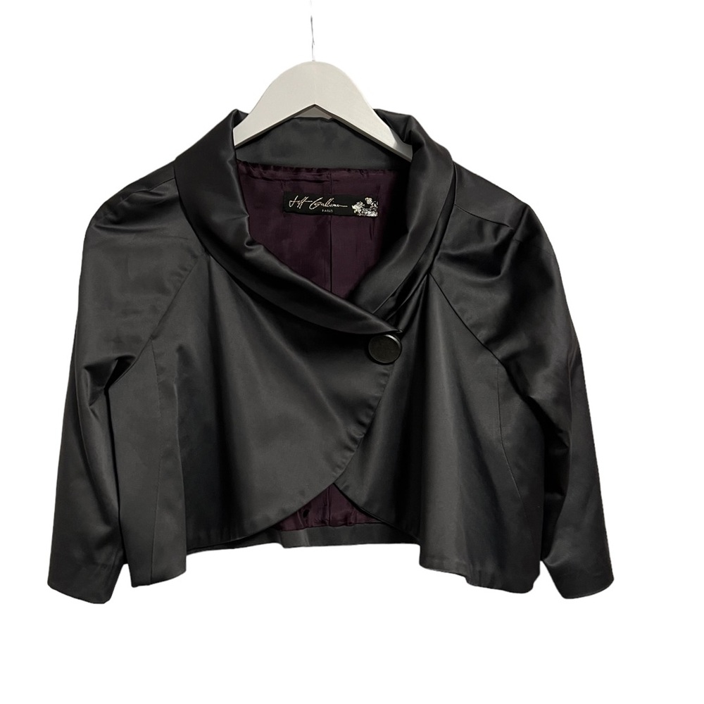 Jeff Gallano Paris Gray Evening Cape/Jacket Size T2